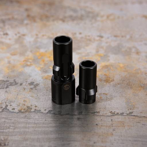 ae00-10386 SilencerCo 3 Lug Muzzle Device 5/8x24 45 Caliber - AC2603