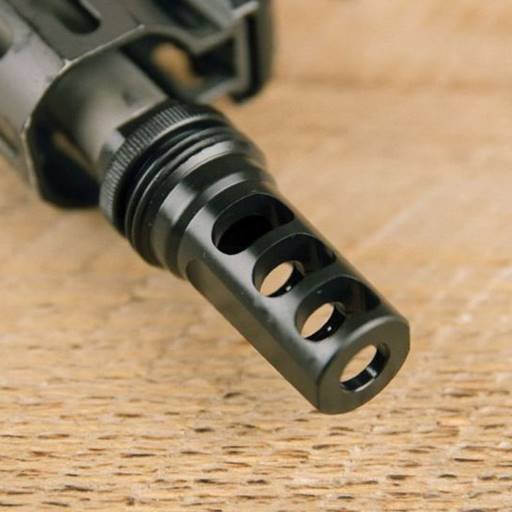 ae00-10404_2_ SilencerCo ASR Muzzle Brake 1/2x28 30 Caliber - AC1282