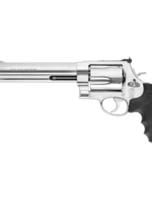 Smith & Wesson Model 500 S&W Magnum Stainless Steel Black Rubber Grip 8.38" Ported Barrel 5 Shot - 163501
