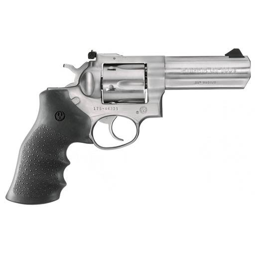 Ruger GP100 357 Mag Stainless 4.2" Barrel Rubber Grips 6 Rounds - 1705