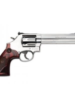 Smith & Wesson Model 686 Deluxe Plus 357 Magnum Stainless Wood Grips 6" Barrel 7 Shot - 150712