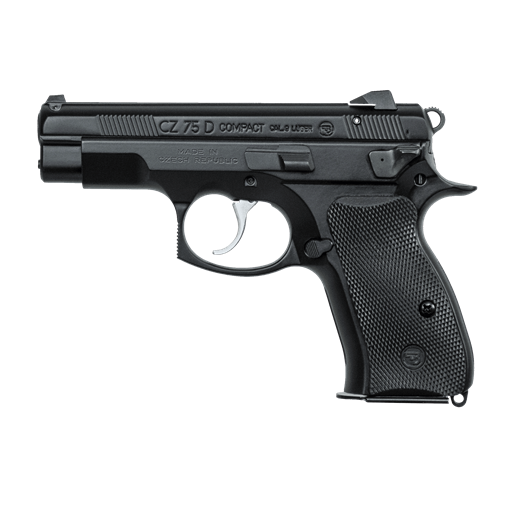 1098-97910 CZ 75 D Compact PCR 9mm Decocker Black 3.75" Barrel 15 Round - 91194