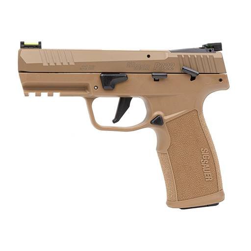 Sig Sauer P322 22LR Coyote Safety Optic Cut 4" Threaded Barrel 20 Rounds 22 LR - 322C-COY-TACPAC