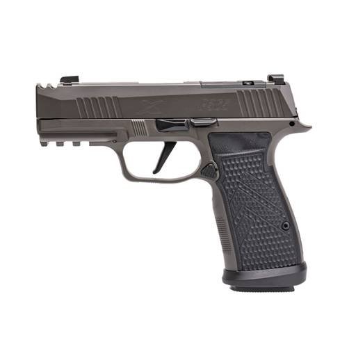 ae00-15433 Sig Sauer P365 X AXG Macro Legion 9mm Gray Optic Cut No Safety 3.1" Compensated Barrel 17 Rounds - 365AXGCA-9-LEGION
