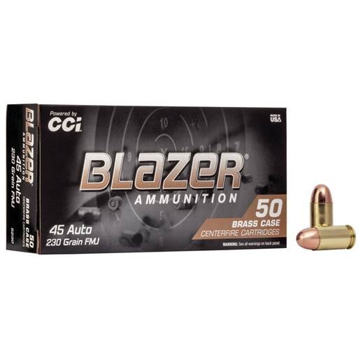 Federal Blazer Brass 45 ACP 230 Grain Full Metal Jacket 50 Round Box - 5230