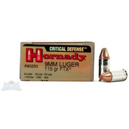 ae00-1624 Hornady Critical Defense 9mm