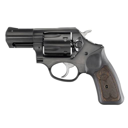 Ruger SP101 357 Mag Blued Black Rubber Grips Wood Inserts 2.25" Barrel 5 Rounds - 15702