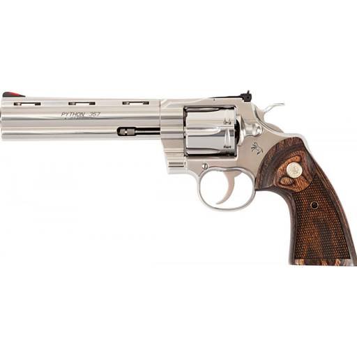 Colt Python 357 Magnum Stainless 6" Barrel 6 Round - PYTHON-SP6WTS