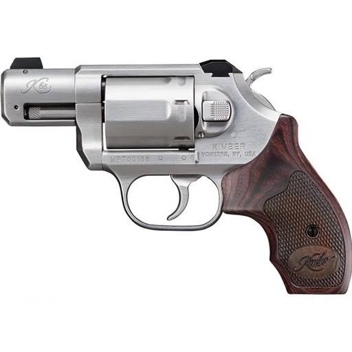 Kimber America K6S DASA 357 Magnum Brushed Stainless Wood Grips 2" Barrel 6 Round - 3400021