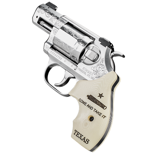 ae00-4312 Kimber America K6S Texas Edition 357 Magnum Engraved Stainless Bonded Ivory Grips 2" Barrel 6 Round - 3400028