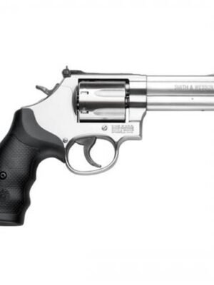Smith & Wesson Model 686 Plus 357 Stainless Black Rubber Grip 4" Barrel 7 Shot - 164194