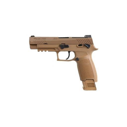 ae00-6602 Sig Sauer P320 M17 9mm Coyote Tan Optic Cut 4.7" Barrel 21 Rounds Manual Safety - 320F-9-M17-MS