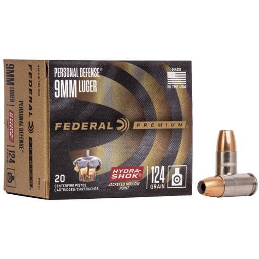 ae00-6834 Federal Hydra-Shok 9mm