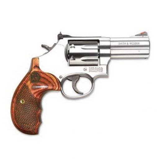 Smith & Wesson Model 686 Deluxe Plus 357 magnum stainless wood grips 3" Barrel 7 Shot - 150713