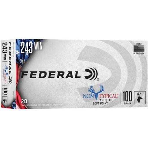 1114-243DT100 Federal Non Typical Whitetail 243