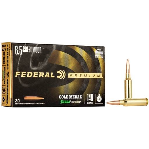 1114-GM65CRD1 Federal Gold Medal Match 6.5 Creedmoor