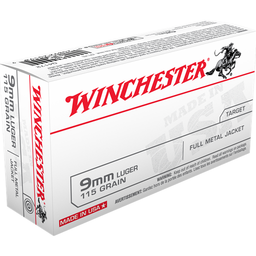 ae00-1684 Winchester White Box 9mm ACP