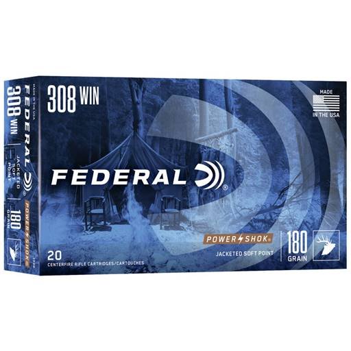 ae00-1725 Federal Power Shok 308 winchester