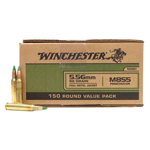 ae00-3554 Winchester M855 556 Green Tip
