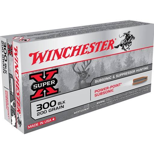 ae00-6550 Winchester Super X 300 Blackout Subsonic