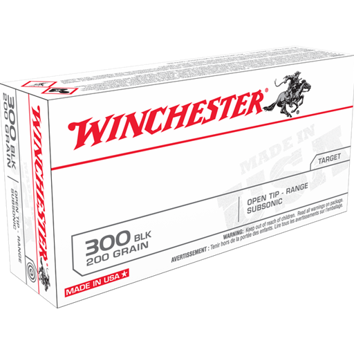 ae00-6551 Winchester USA White Box 300 Blackout Subsonic
