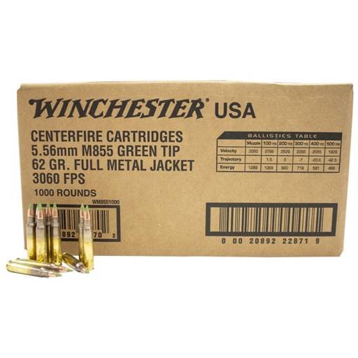 Winchester M855 556 Green Tip