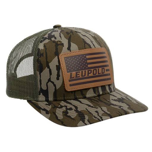 ae00-11084 Leupold Bottomland Trucker Leather Flag