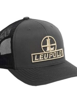 ae00-11088 Leupold Reticle Logo Trucker Hat Charcoal