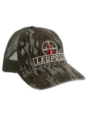 ae00-11090 Leupold Bottomland Trucker Hat Green Camo