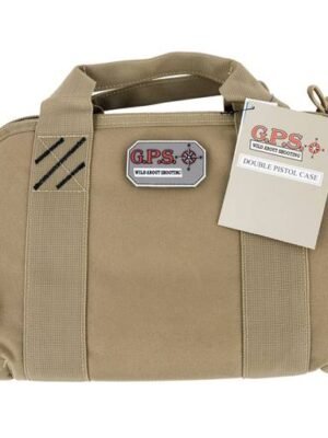 ae00-9144 GPS Double Pistol Case Tan