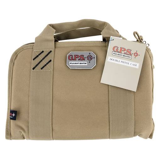 ae00-9144 GPS Double Pistol Case Tan